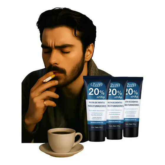3 Pasta Dental Con Hidroxiapatita 20% - Sin Fluor Fumadores | Cuotas sin interés