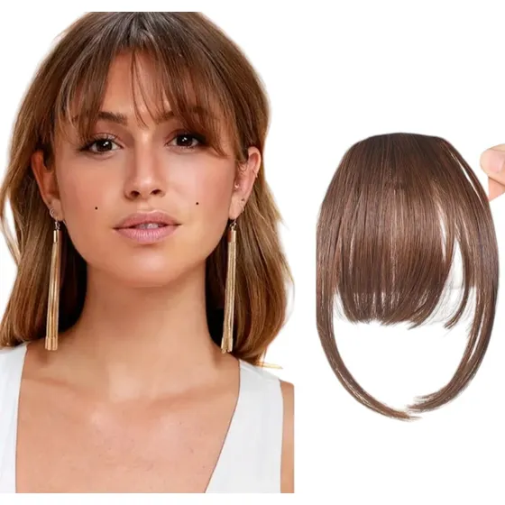 Extensión Flequillo Con Apariencia Natural