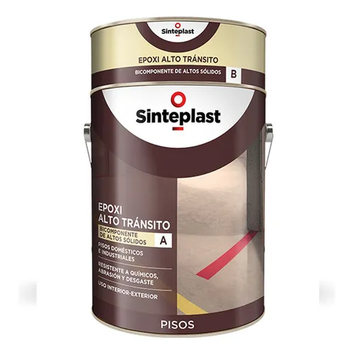Pintura Epoxi Recufloor Alto Transito Sinteplast 1 Lt Color Negro