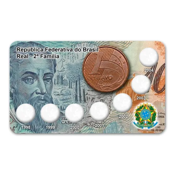 Display Expositor Para Moedas De 1 Centavo Real 2a Familia