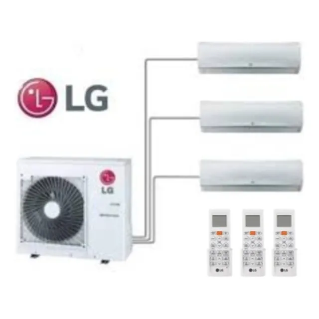 Aire Acondicionado Multisplit LG 36000btu 3 Consolas 12mil