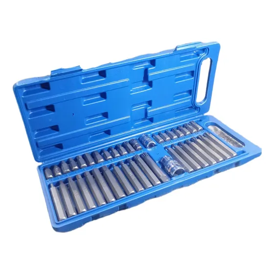 Jogo De Ferramentas 40 Pçs Bit Torx Allen Multidentado Crv