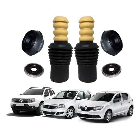 Kit Coxim Amortecedor Dianteiro Logan Sandero Duster Oroch