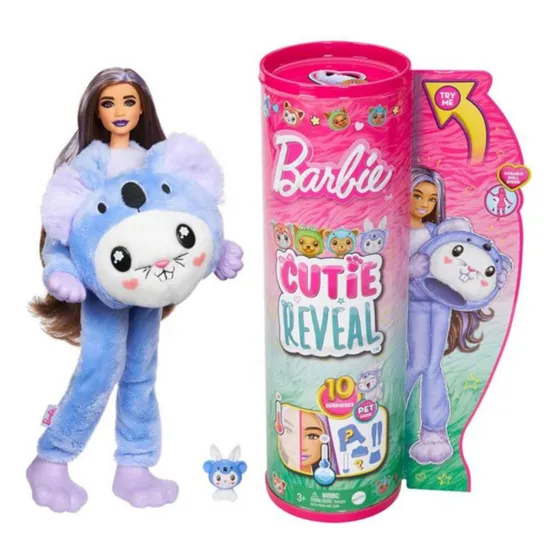 Barbie Cutie Reveal Muñeca Conejito Disfrazado De Koala 