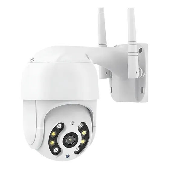 Câmera Ip Icsee Prova D'água Infravermelho Externa Wifi Hd 3 Cor Branco