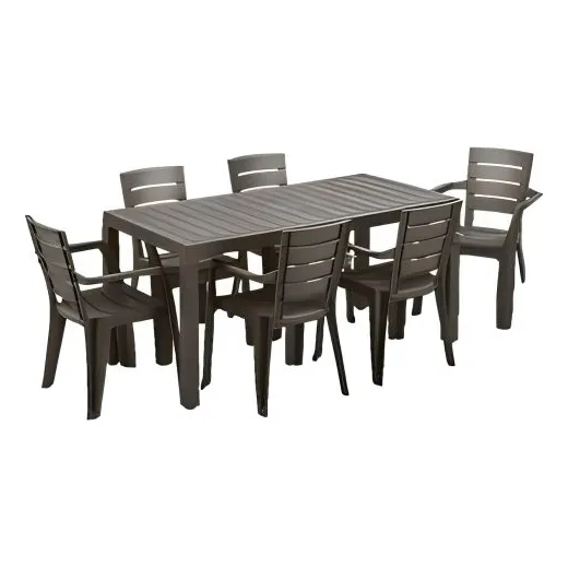 Juego Mesa Comedor 6 Puestos Sillas 