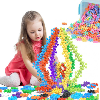 Juguete Con Bloques De Copos De Nieve Niños 300 Pcs Juguete Con Bloques De Copos De Nieve Niños 300 Pcs