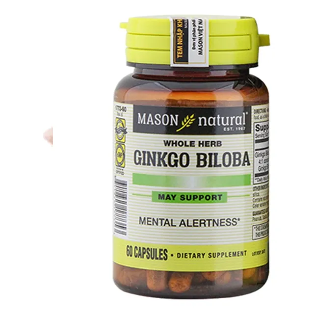 Ginko Biloba Mason Natural 90 Capsulas  Oferta Natural