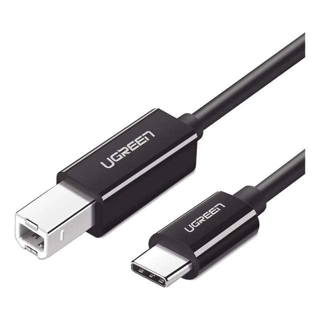 Cable Impresora Escáner Usb-c - Usb-b Tipo 2 Thunderbolt 3