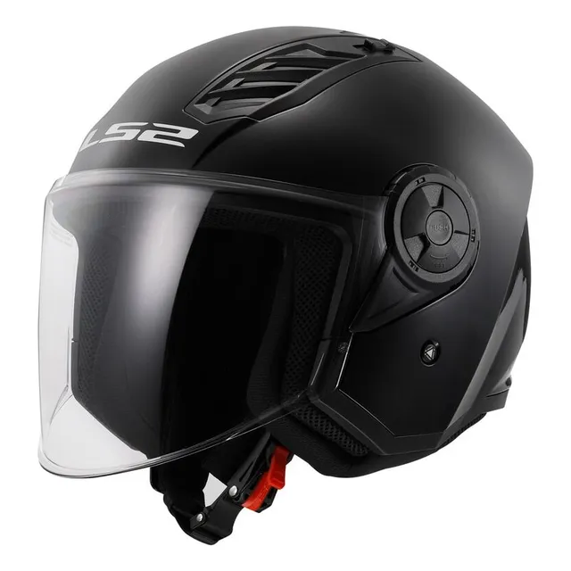 Casco Ls2 Semi Integral Airflow 2 Negro Brillante