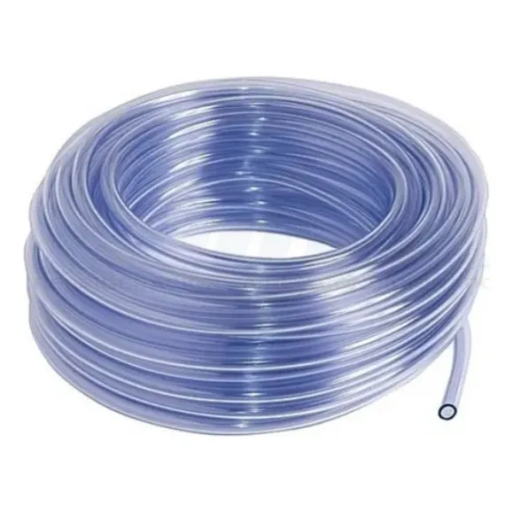 Manguera Cristal 3/8 Aire Nivel 9x12mm Reforzada Rollo 50mts