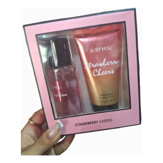 Kit Perfume + Crema Stranberry Cheers
