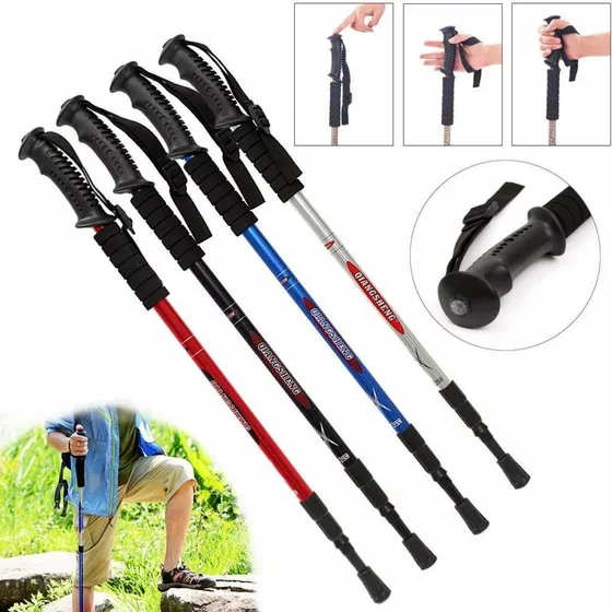 Baston Trekking Antishock Mango Recto C/brujula + Delivery