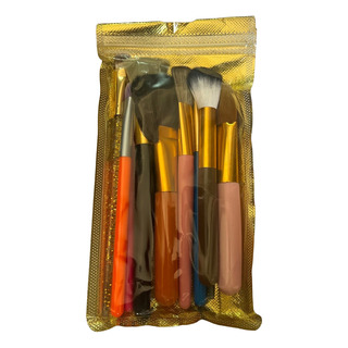 Set De 10 Brochas Maquillaje Set Varios Modelos Colores Set De 10 Brochas Maquillaje Set Varios Modelos Colores