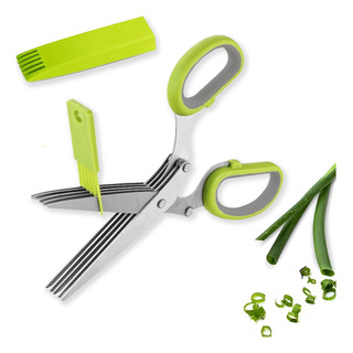 Tijeras Multicorte Cocina Picar Especias Acero Inoxidable Tijeras Multicorte Cocina Picar Especias Acero Inoxidable