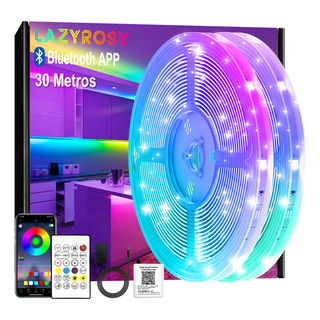 Tira De Luces Led Rgb Bluetooth 30m Luces Led Para Cuarto Tira De Luces Led Rgb Bluetooth 30m Luces Led Para Cuarto