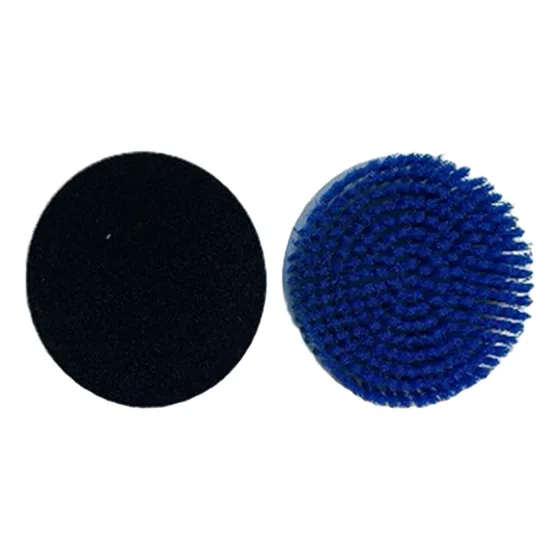 Cepillo Para Pulidora Velcro 5  Limpieza Tapizados Hid