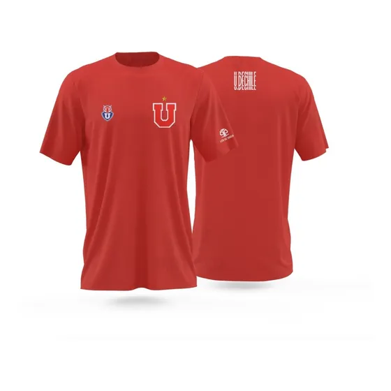 Polera Universidad De Chile Infantil Unisex Dis2