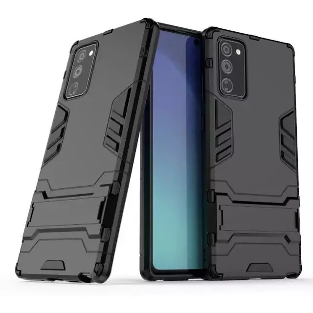 Carcasa Xiaomi Poco M3 Negra Antigolpe Anillo Metalizado
