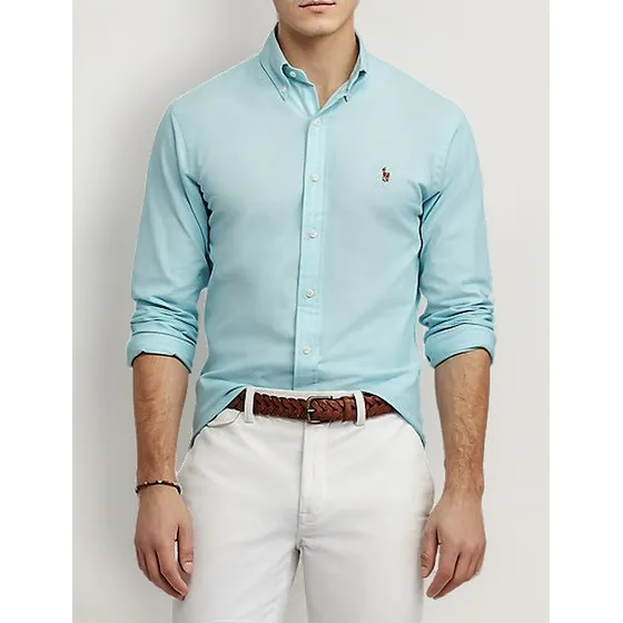 Camisa Hombre Polo Summer Algodon Manga Larga