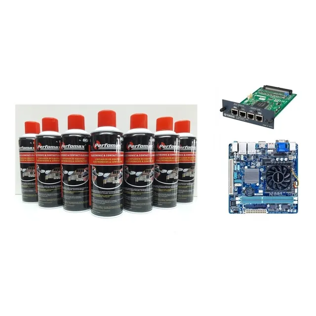 Limpiador Electrónico Limpiacontactos Perfomax 250ml Cajax12