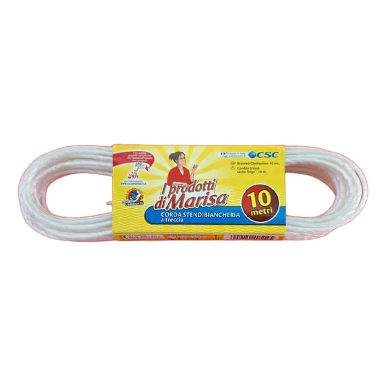 2 Cuerdas Para Tender La Ropa 10 Metros C/u Hecho En Italia