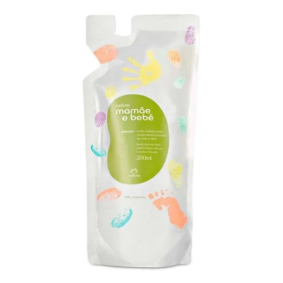 Natura Mamãe Bebê Refil Shampoo Suave 200ml