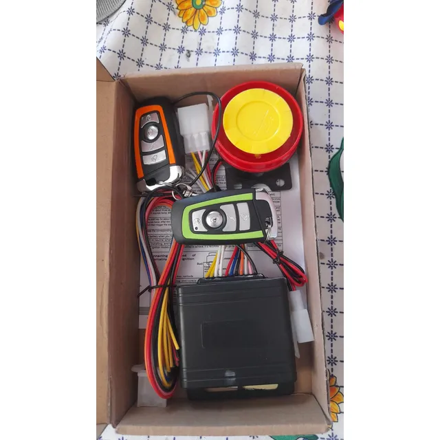 Sistema De Alarma Y Seguro Anti Robo Para Motos Nuevo
