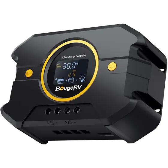 Li 30a Pwm Controlador Carga Solar 12v 24v Pantalla Puerto