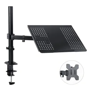 Suporte De Mesa Articulado Monitor Ou Notebook 42cm Altura Cor Preto Suporte De Mesa Articulado Monitor Ou Notebook 42cm Altura Cor Preto