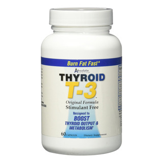 Suplemento Absolute Nutrition Thyroid T-3 60 Cápsulas Suplemento Absolute Nutrition Thyroid T-3 60 Cápsulas