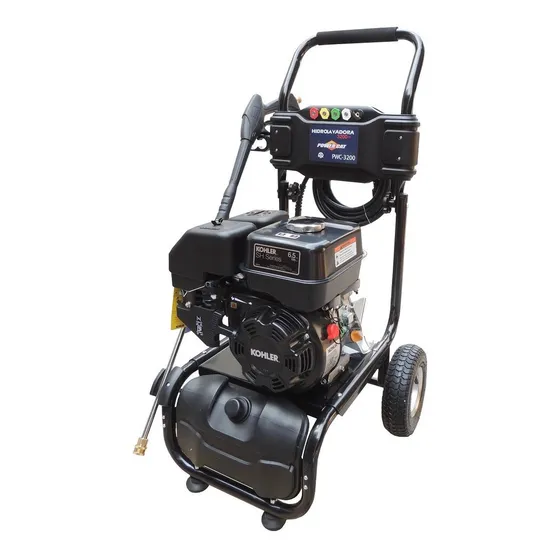 Hidrolavadora Gasolina Motor Kohler 6.5hp 3200psi Power Cat Color Negro