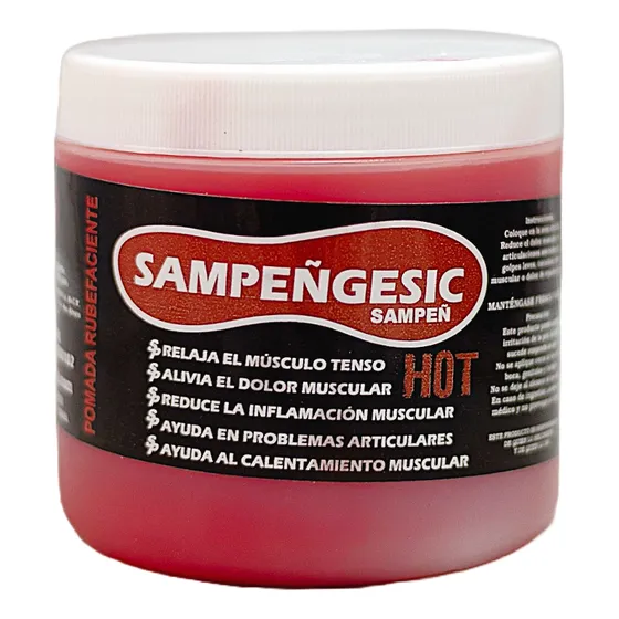 Sampengesic Hot Pomada Caliente De 500 Grs Tipo Cramergesic 