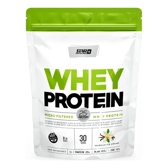 Whey Protein 2lb Star Nutrition Doypack Proteína Concentrada