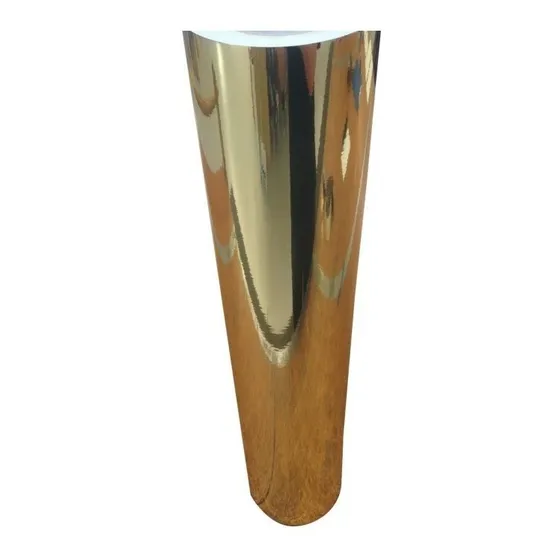 Vinilo Adhesivo Espejo Dorado 1mt X 30cms Para Cameo 