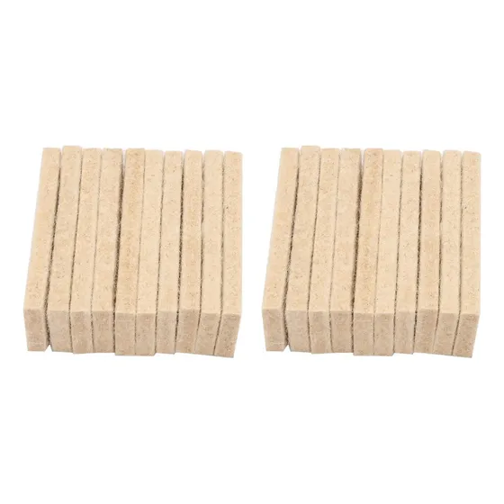 20 Pçs E Setercise Bike Freio Pads Lã Feltro Resistência Dra