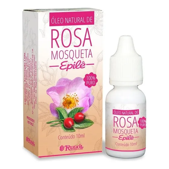 Óleo Natural Rosa Mosqueta Epilê 100% Puro 10ml Rugol