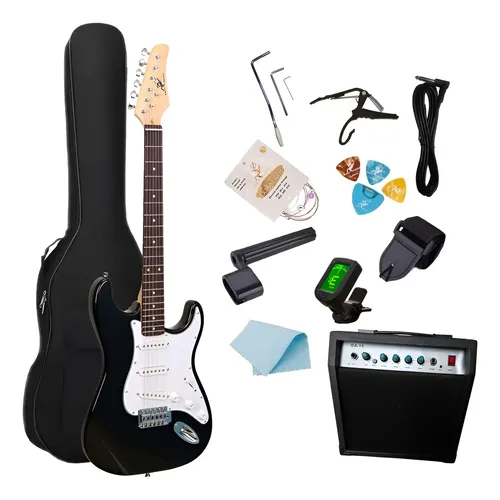 Squier Contemporary Series Stratocaster Hh Negra Floyd Rose