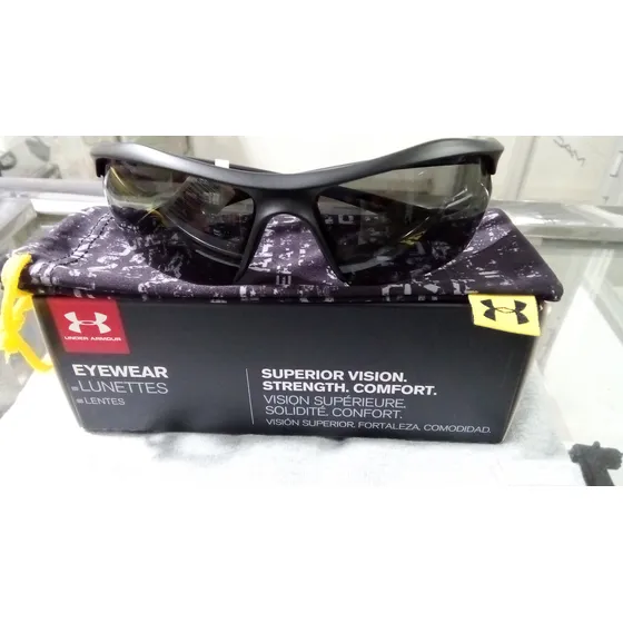 Lentes De Sol Under Armour Zone Black Grey Originales Uva/uv