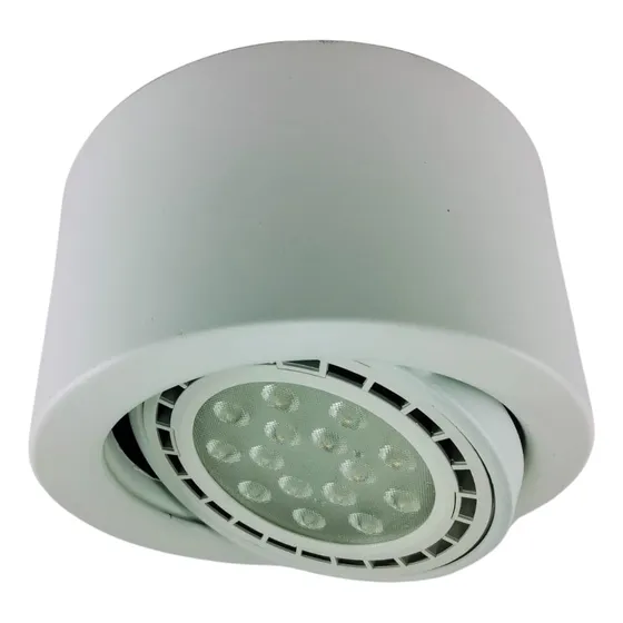 Spot Monovolumen Aplicar Movil Lámpara Ar111 Led Completo