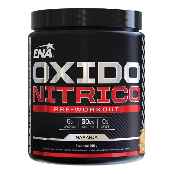 Oxido Nitrico Ena 210 Gramos Potente Pro Hormonal L Arginina