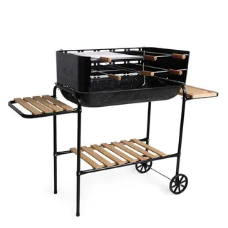 Mor Churrasqueira Rodeio Bacia Esmaltada Resistente Com Rodinhas VerĂŁo Praia Piscina Camping Preto E Branco Mor Churrasqueira Rodeio Bacia Esmaltada Resistente Com Rodinhas VerĂŁo Praia Piscina Camping Preto E Branco