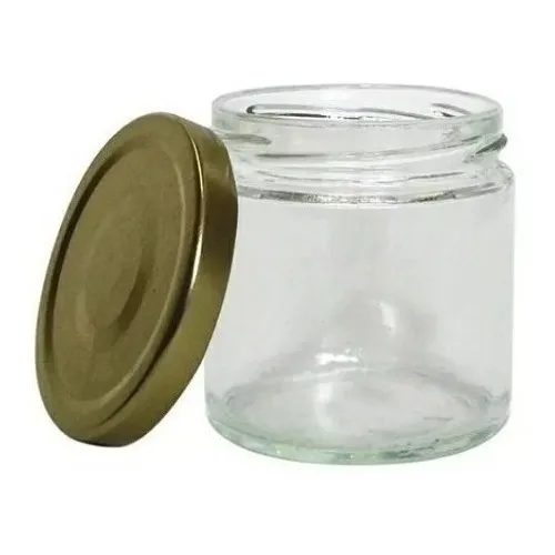 Envases De Vidrio 230 Cc Tapa Metalica Twist Off