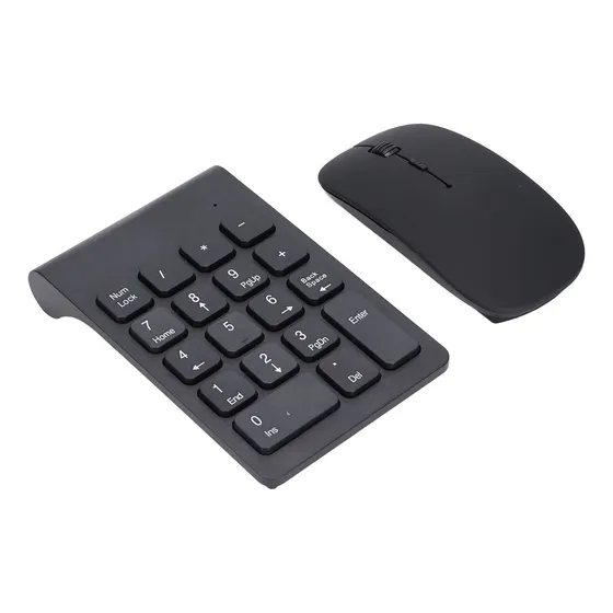 Combo Teclado Numerico Inalambrico 2.4 Ghz Mouse Para Casa