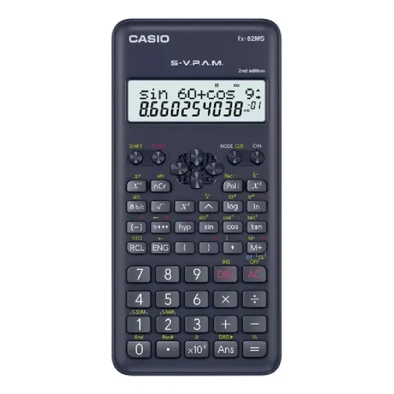 Calculadora Científica Casio Fx-82ms 2nd S-vpam 240 Funções Cor Preto