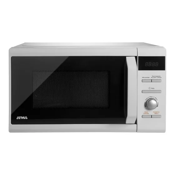 Microondas 20lts Atma Md1720 Digital Blanco 700w