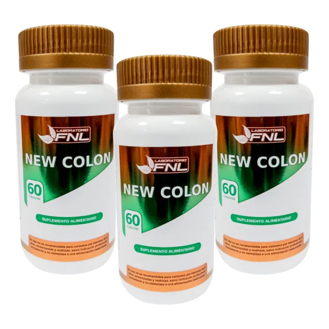 New Colon 180 Caps Fnl Matico Manzanilla Llanten + Salud