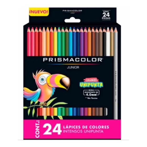 Lapices De Colores Con 24 Largos Prismacolor