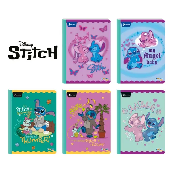 Cuaderno Cosido Stitch 100 Hojas Linea Norma Premium X 3 Und