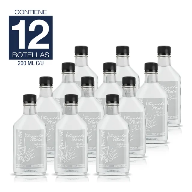 Tequila Don Ramón Plata Ánfora 200 Ml Caja 12 Pack